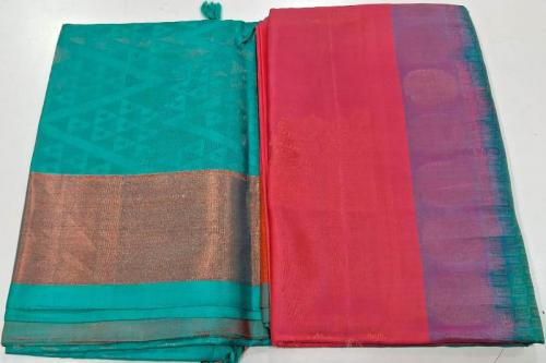 SOFT SILK SAREE WITH BLOUSE